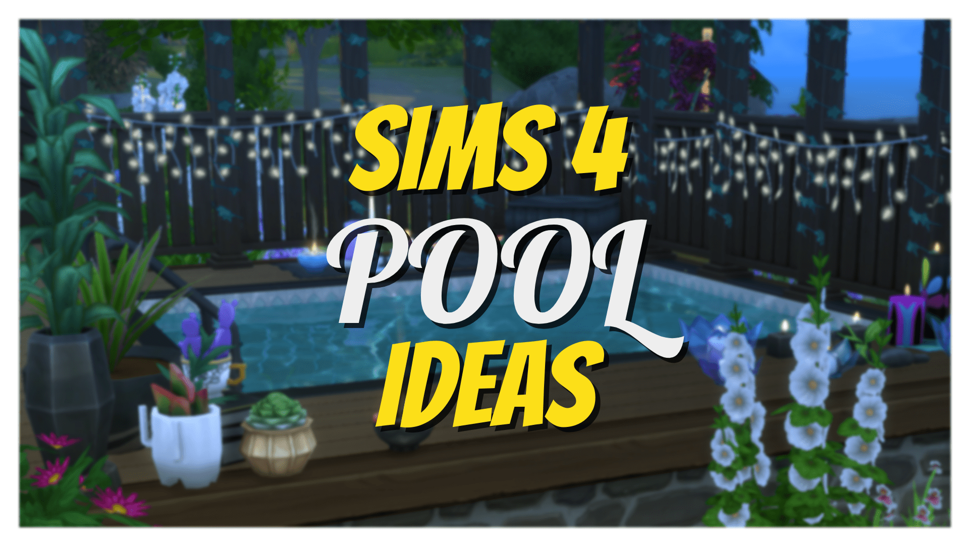 Sims 4 Pool Slide Mod