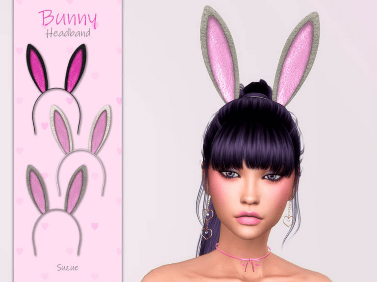 Search Results 17 #15 Sims 4 Bunny Headband by Suzue