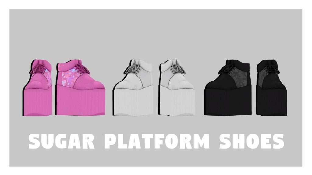 mmdxdl sims 4 sugar platform shoes by 8tuesday8 dde75m1 fullview