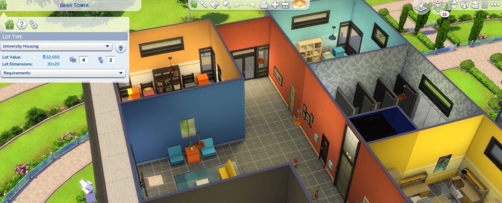 Sims University Housing