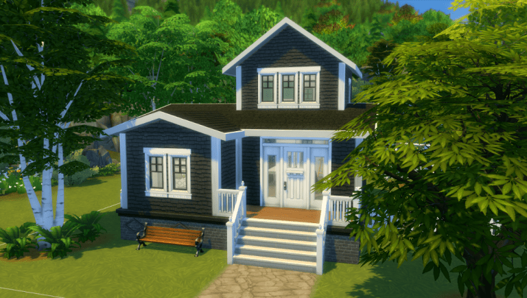 Some Sims 4 Small House Ideas! No CC- For Free
