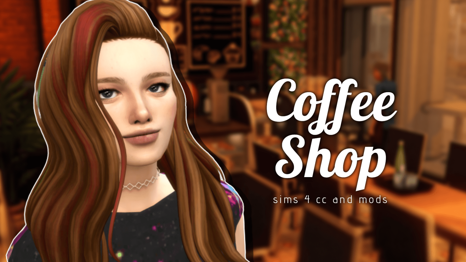Most Sims 4 Coffee Shop mod& CC