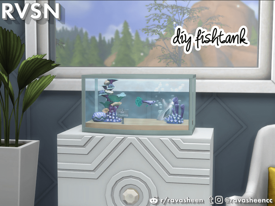 fish tank sims4 cc 11
