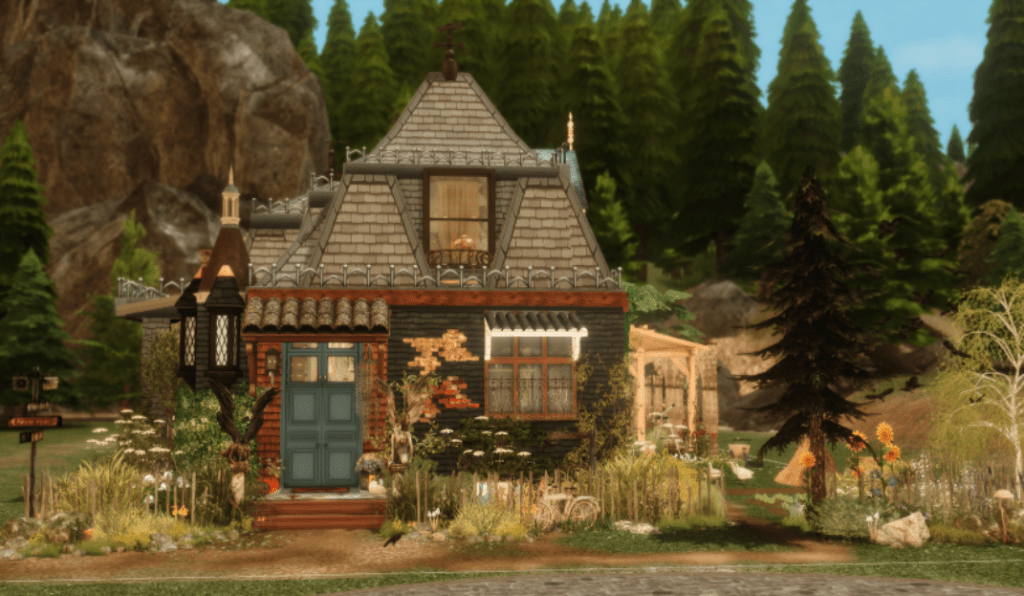 sims 4 witch house