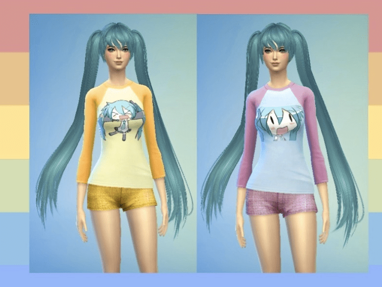 sims4 miku hair cc 10