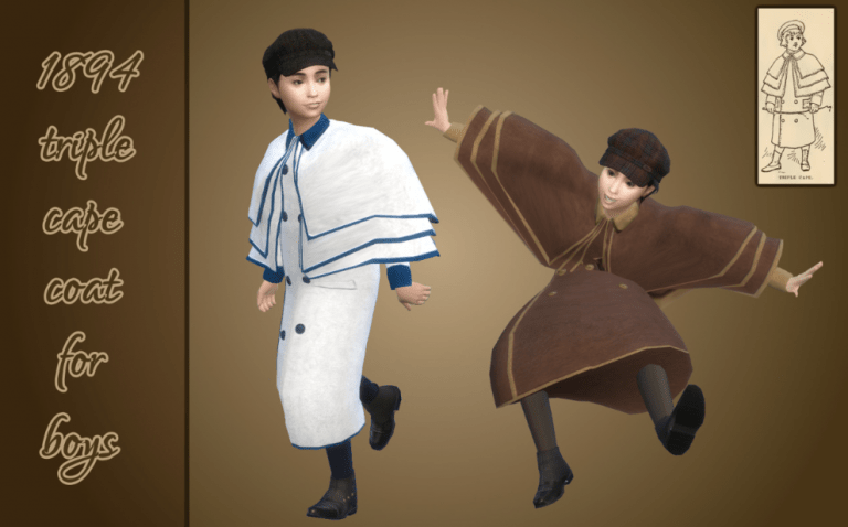 Search Results 10 1894 Triple Cape Coat For Boys