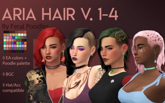 Sims Emo Hair 8