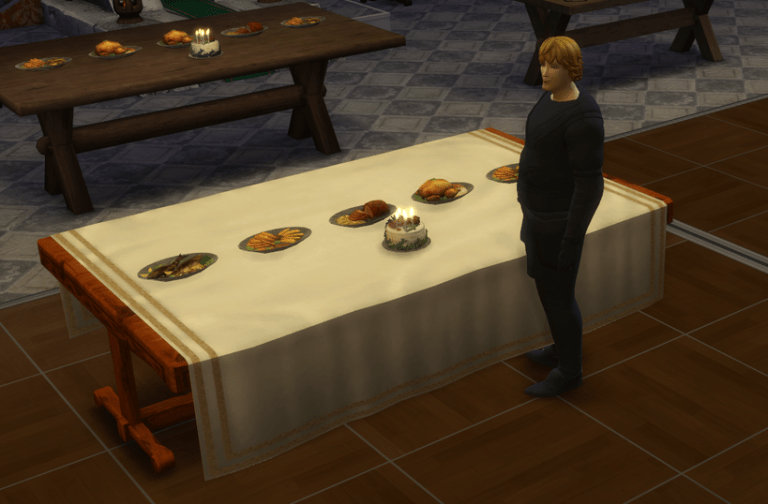 Sims 4 Buffet Table Ideas to enjoy in the Sims universe!