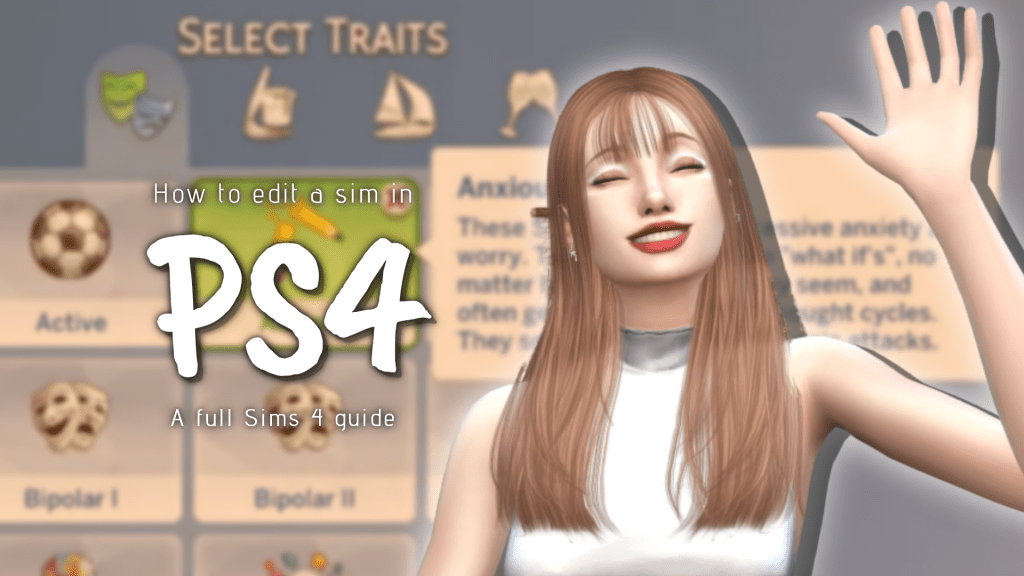 how to edit a sim in sims 4 ps4
