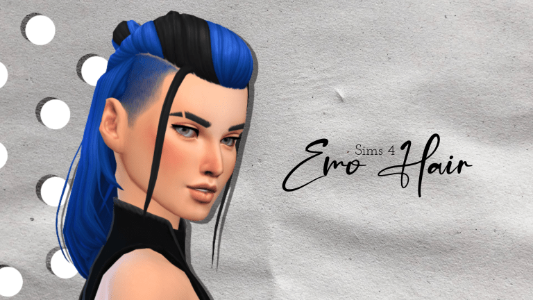 Best Sims 4 Emo Hair – Making Emo Mainstream Again