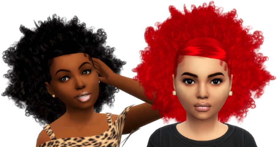sims 4 afro