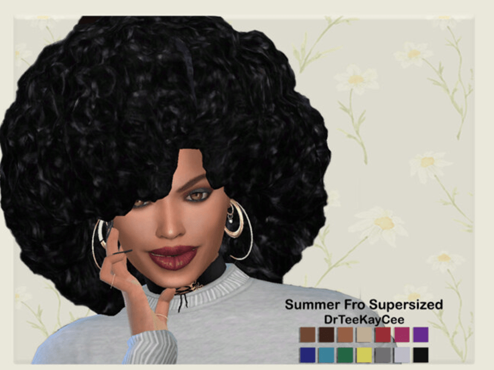 sims 4 afro