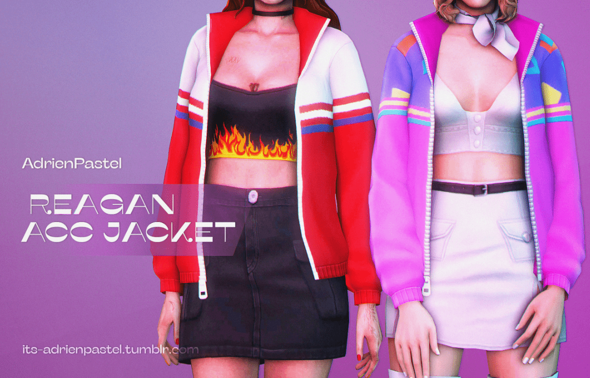 Ultimate Sims 4 Accessories Jacket Custom Content — Snootysims 2945