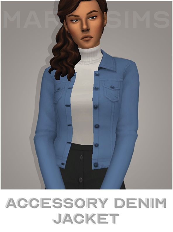 Sims 4 Denim Jacket Accessory | Hot Sex Picture