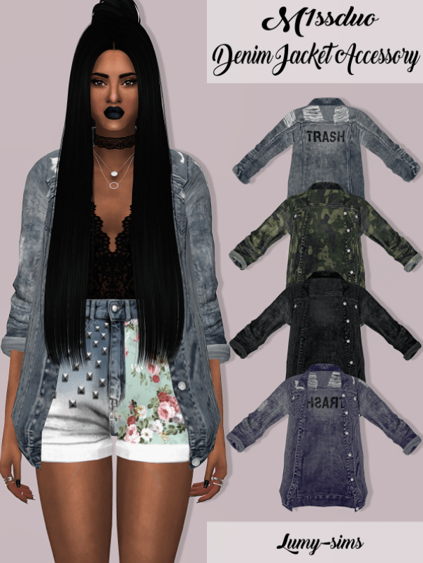 Sims 4 Jacket Accessories