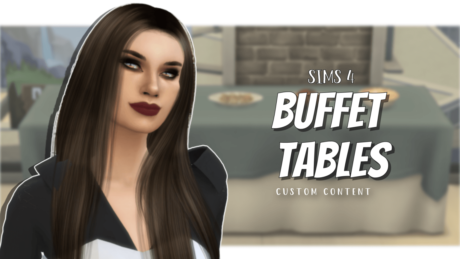 Sims 4 Buffet Table Ideas to enjoy in the Sims universe!
