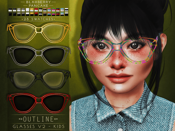 Sims 4 Glasses CC and Mods For a Hot Look! — SNOOTYSIMS