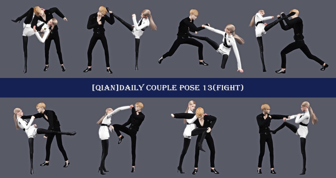 10 Best Sims 4 Fighting Poses You Need to Try — SNOOTYSIMS