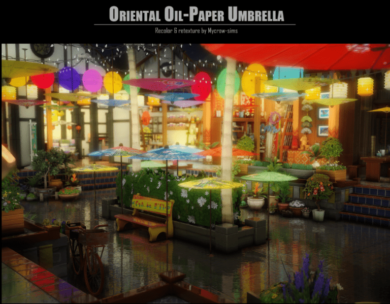Sims 4 Umbrella Custom Content The New Trend! — SNOOTYSIMS