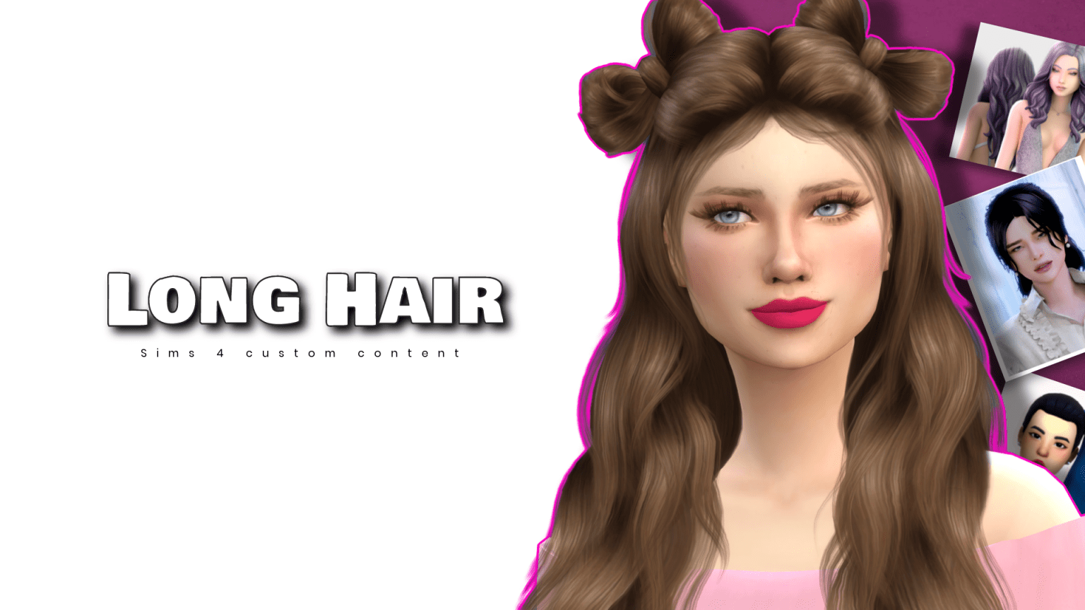 50 Attractive Sims 4 Long Hair Custom Content (M/F) — SNOOTYSIMS