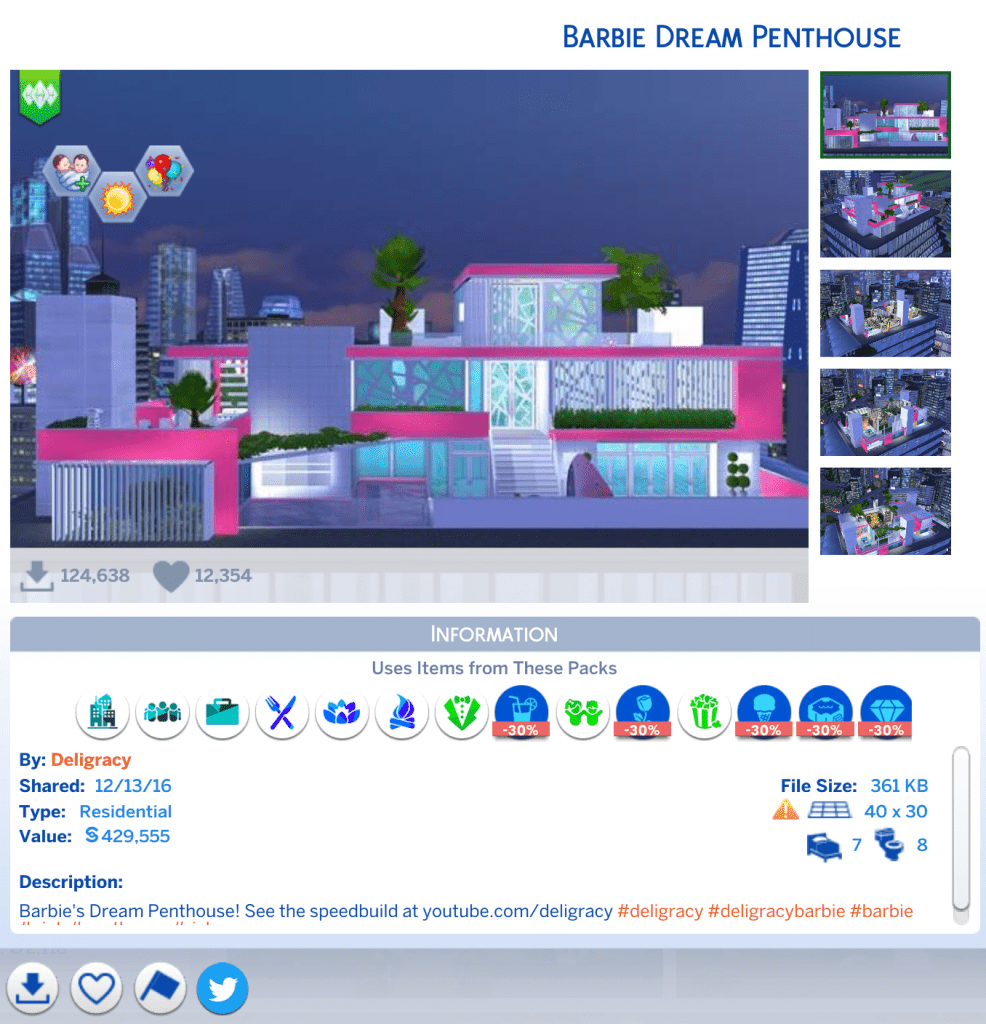 sims 4 Builds