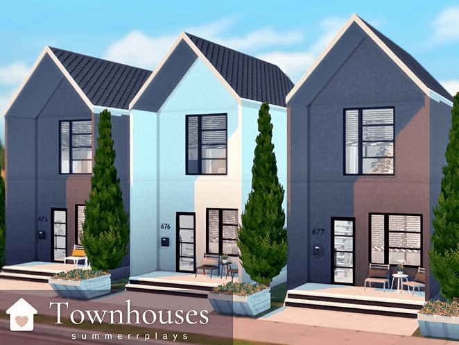 sims 4 townhouse