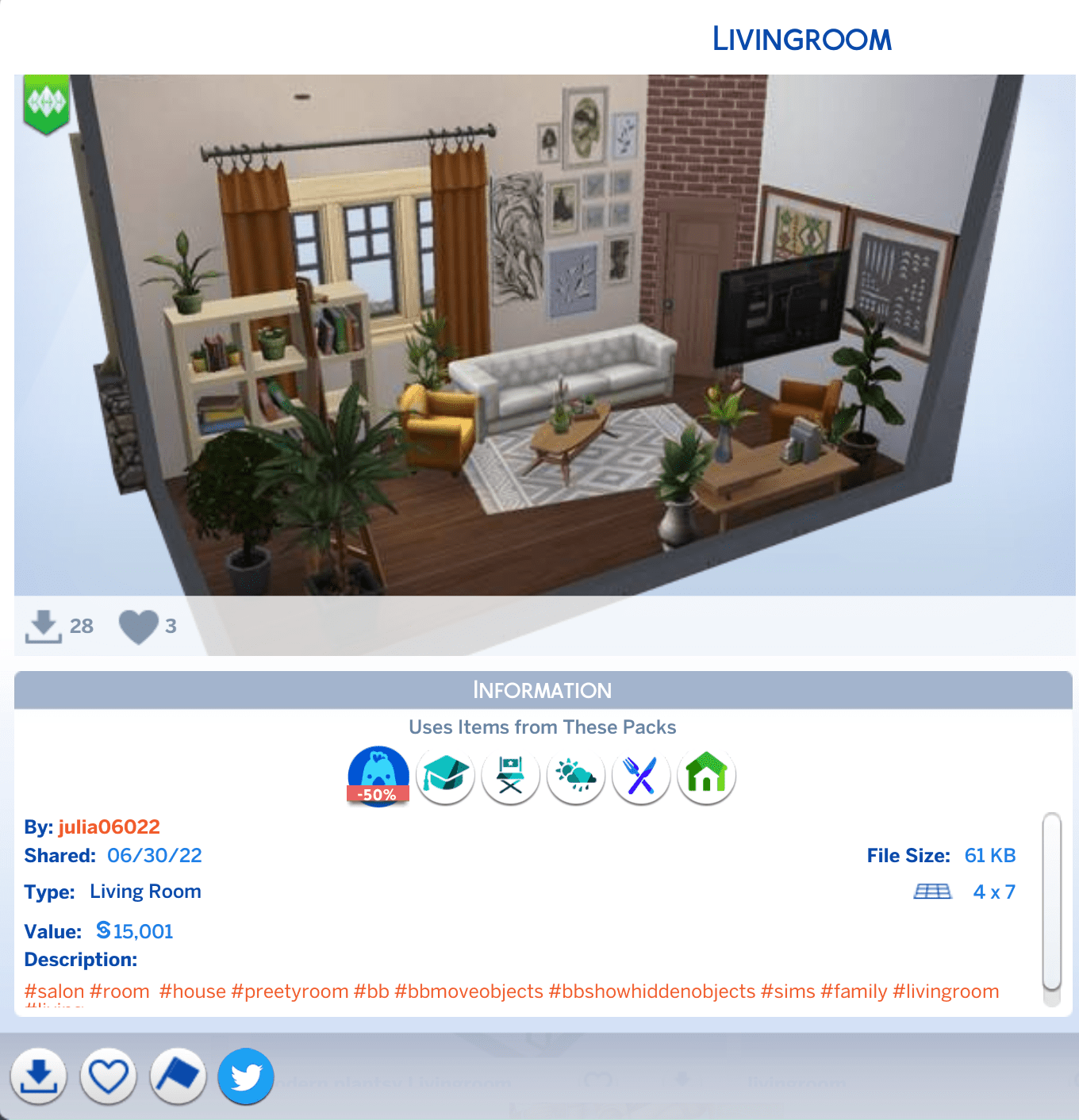 Fascinating Sims 4 Living Room Ideas (No CC) — SNOOTYSIMS