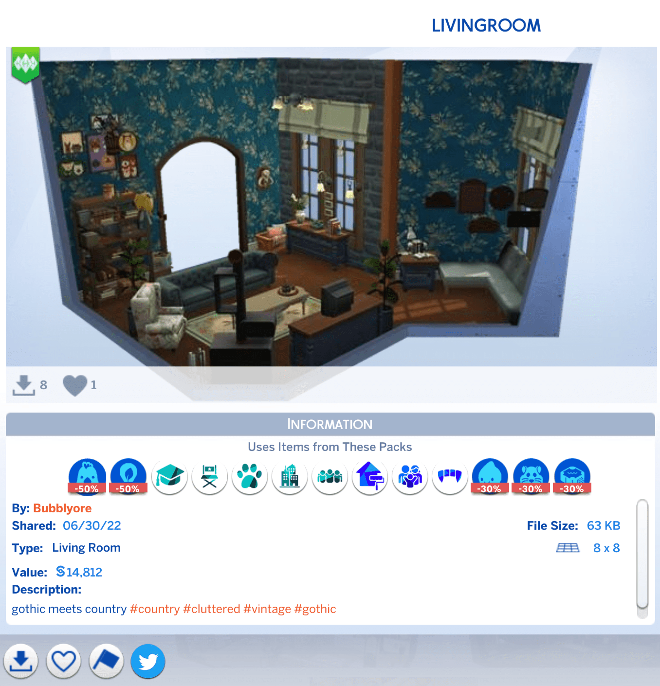 Fascinating Sims 4 Living Room Ideas (No CC) — SNOOTYSIMS
