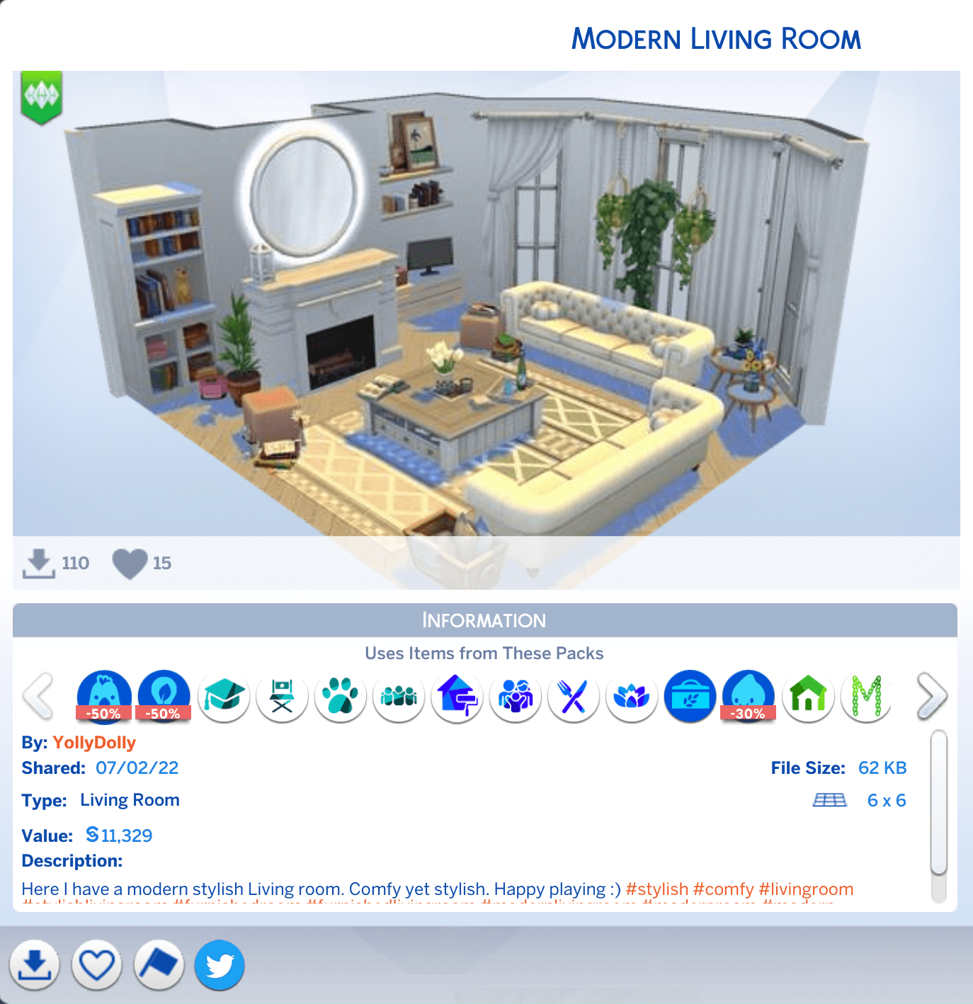 Fascinating Sims 4 Living Room Ideas (No CC) — SNOOTYSIMS