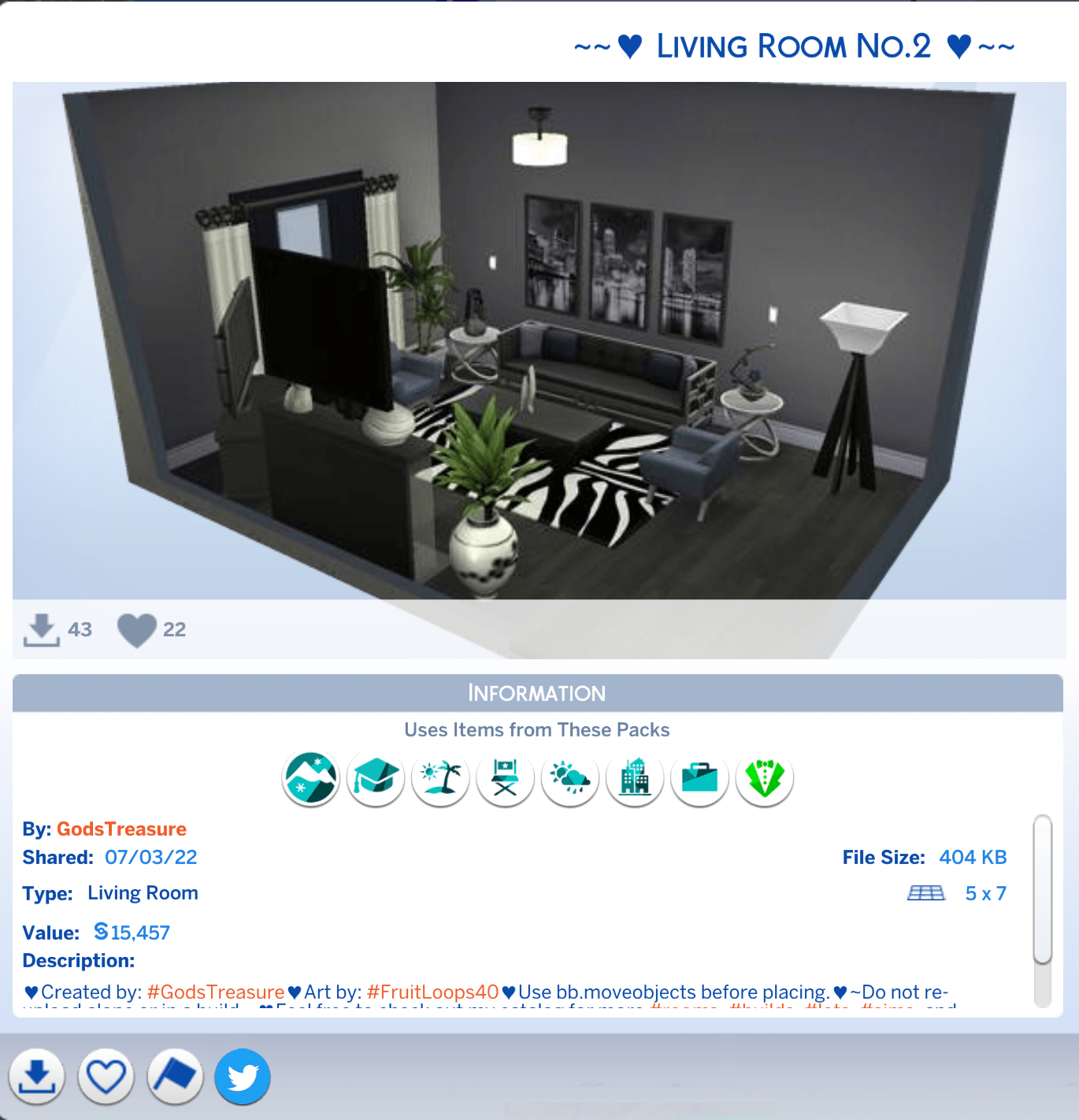 Fascinating Sims 4 Living Room Ideas (No CC) — SNOOTYSIMS