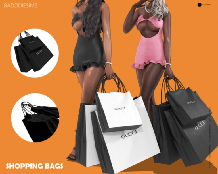 Search Results 43 Gucci Shopping Bags – BADDIESIMS