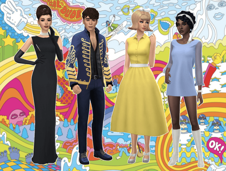 The Most Iconic Sims 4 60s CC Out There! — SNOOTYSIMS