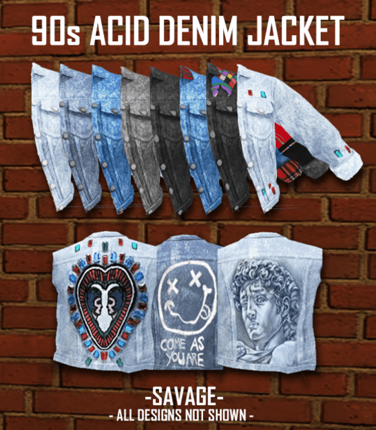 Acid Jacket Sims 4 Custom Content