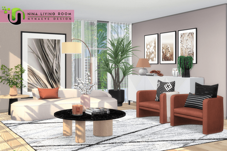 20+ Sims 4 Living Room Ideas with CC That We Love — SNOOTYSIMS