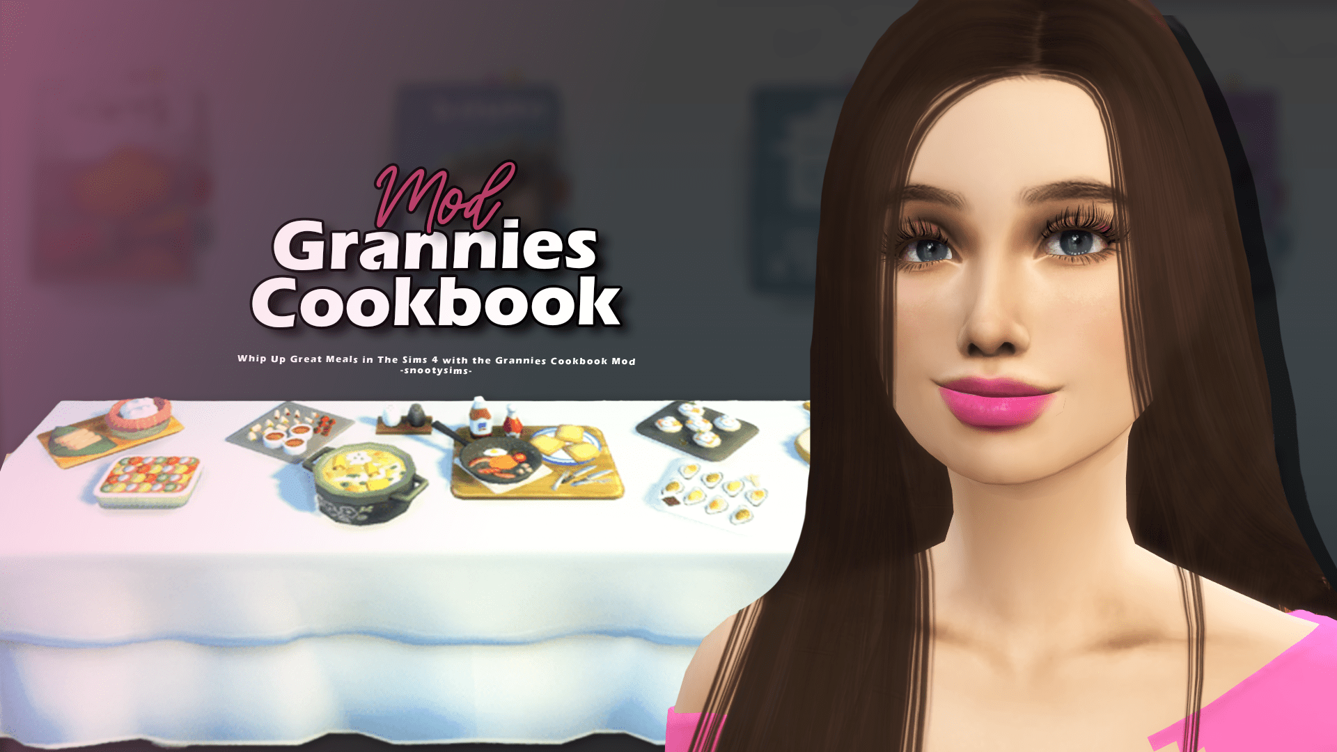 The Top Recipes in Grannies Cookbook Mod for The Sims 4 - Cheat