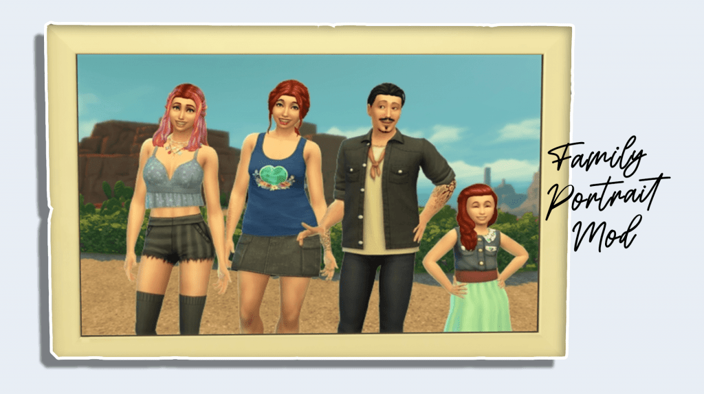 sims 4 Family Portrait Mod