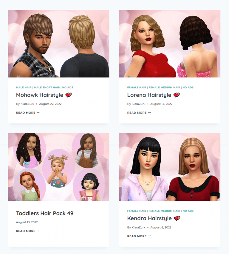 15 CC Creators You Should Check Out If You Love Maxis Match Hair