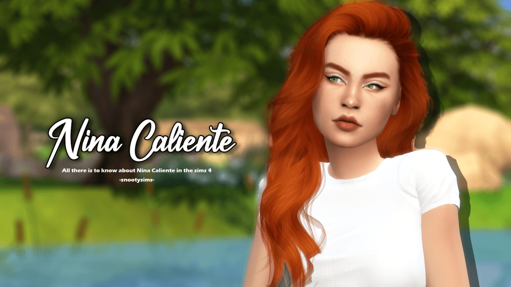 Nina Caliente in the sims 4