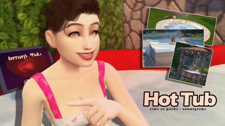 Relish a Relaxing Dip: Incredible Hot Tub CC for The Sims 4!