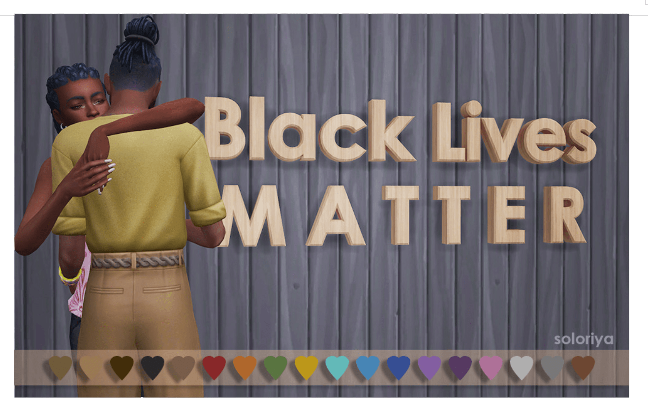 Black Lives Matter Wall Sculpture