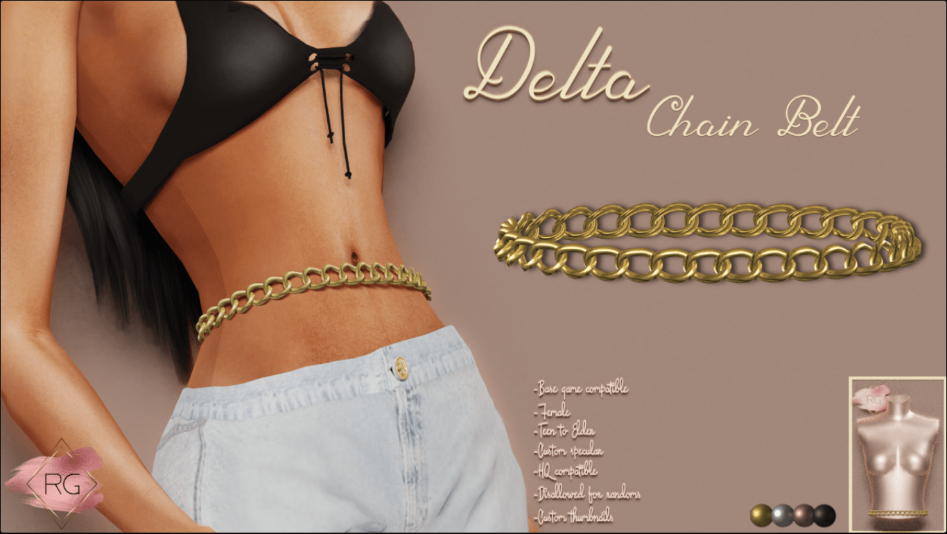 Delta Chain Belt