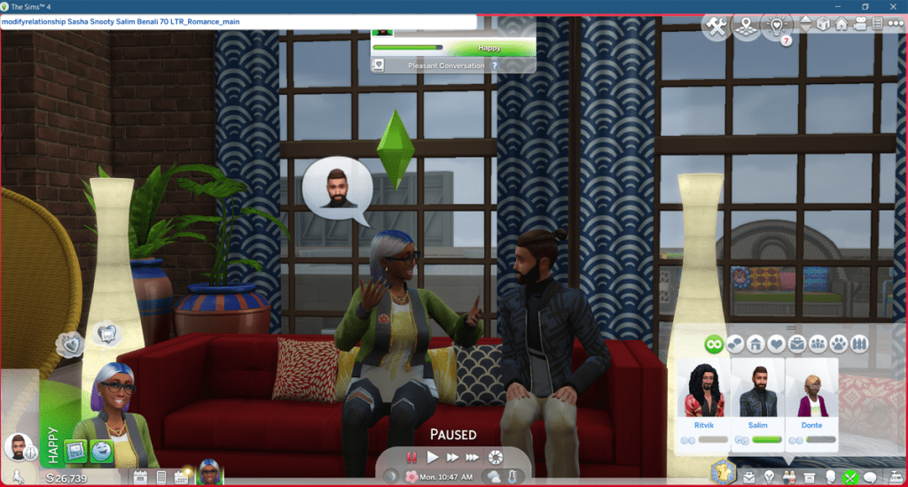 romance cheat sims 4