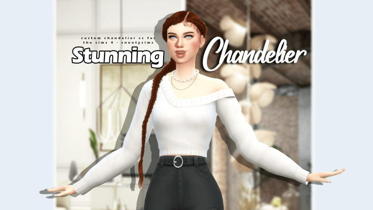 Stunning Chandelier CC To Level Up Your TS4 Home!