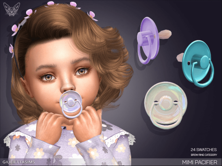 30 Pacifier CC for the Sims 4 (Cutest Toddler Accessories) — SNOOTYSIMS