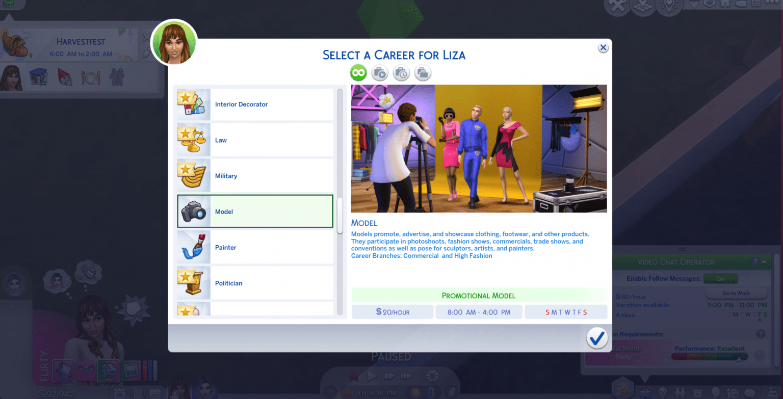 the Best Style Icon with The Sims 4 Model Career