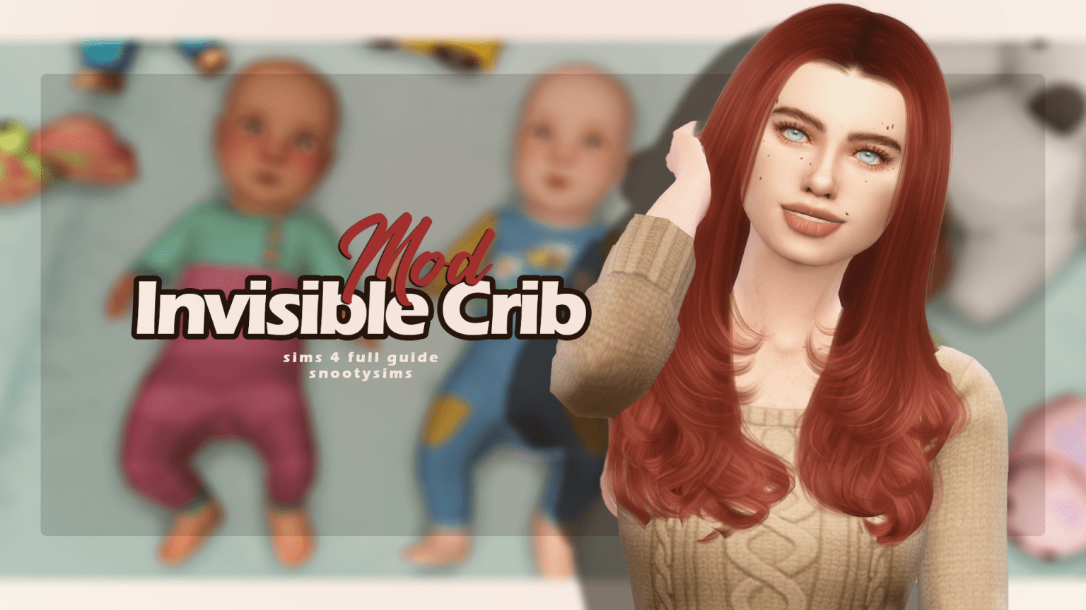 10+ Invisible Crib Mods to Spruce Up Your Nursery! — SNOOTYSIMS