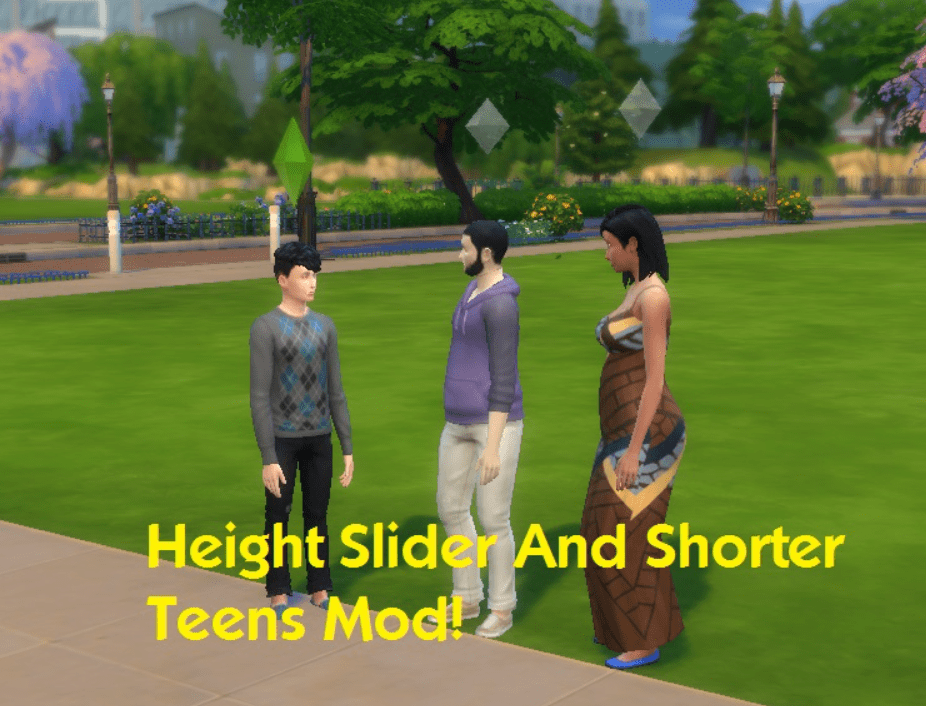 sims 4 height mod kids