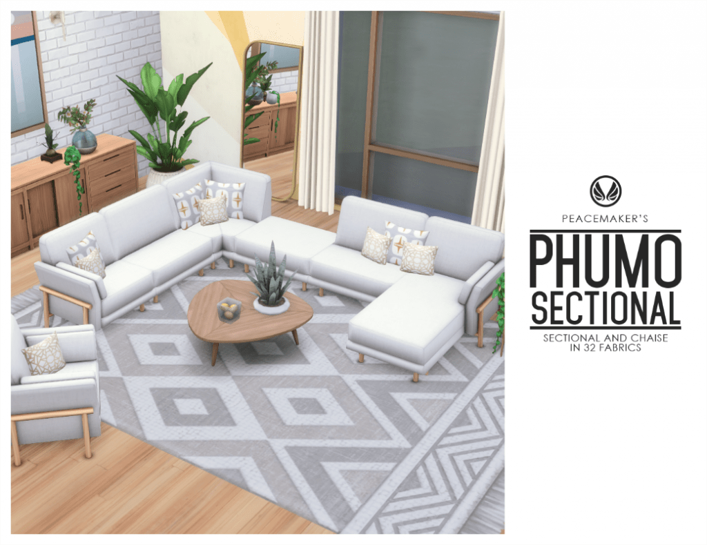 sectional couch for sims 4