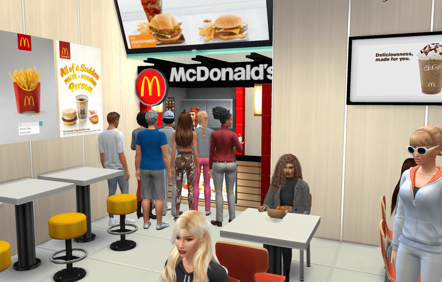 The Best Mcdonalds and Fast Food CC packs for The Sims 4!