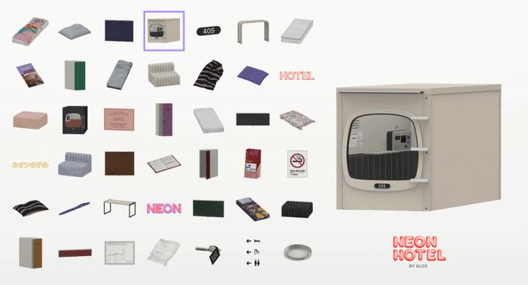 Search Results 26 NEON Capsulehotel by slox